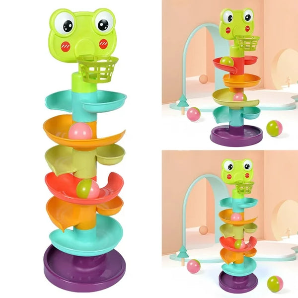Fun & Learning Baby Ball Drop Tower Toy trendytoysco