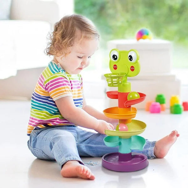 Fun & Learning Baby Ball Drop Tower Toy trendytoysco