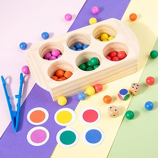 Baby Montessori Color Sorting Board Games