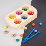 Baby Montessori Color Sorting Board Games