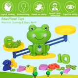 Frog Balance Math Counting Game Toys For Kids