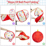 Dry Pool Hexagon Children Home With 50 Soft Balls