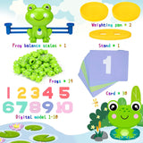 Frog Balance Math Counting Game Toys For Kids