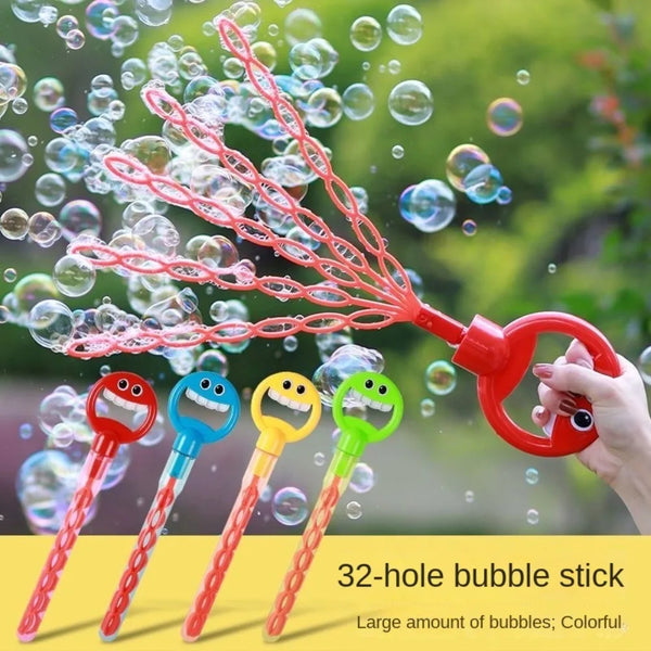 32 Holes Smiling Face Bubble Stick