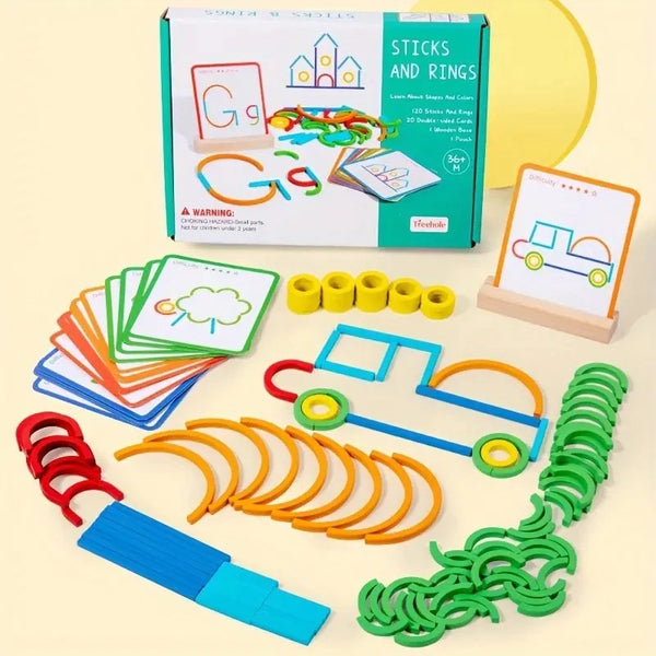 Sticks and Rings Kids Toy