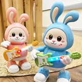 Lightning & Musical Cute Dancing Guitar Bunny