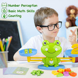 Frog Balance Math Counting Game Toys For Kids