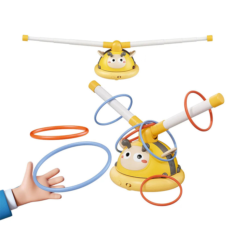 4 in 1 Musical Jump, Toss & Rocket Launcher With Remote Control