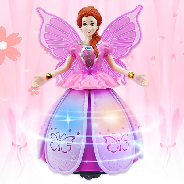 Dancing Rotating Fairy Doll Toy For Kids