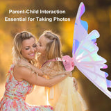 Lightning & Musical Rechargeable Cute Fairy Wings For Girls