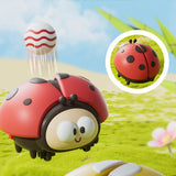 Rechargeable Cute Ball Blowing Ladybug Toy