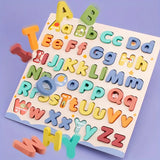 Preschool Learning Wooden Alphabet Puzzle