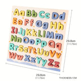 Preschool Learning Wooden Alphabet Puzzle