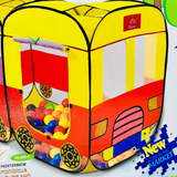 Kids Bus Shape Pop Tent