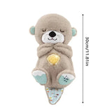 Cute Breathing Snuggly Otter 30cm Toy For Babies