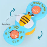 3 Pcs Baby Rattle Spinning Sensory Toy