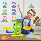 Frog Balance Math Counting Game Toys For Kids