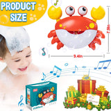 Cute Automatic Bubble Crab Bath Toy For Kids