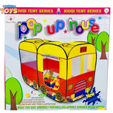 Kids Bus Shape Pop Tent