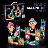 LED Magic Magnetic Track Blocks 56 Pcs Set