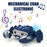 Smart Sensor Crawling Crab Toy With Light, Music & Smoke