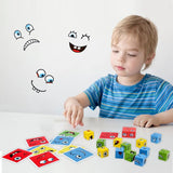 Face Changing Magic Cube Building Blocks