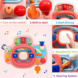 Multifunctional Musical Steering Wheel Toy