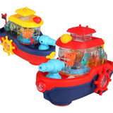 Lighting & Musical Gear Boat Toy For Kids