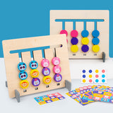 Montessori Wooden Puzzle Slide Game