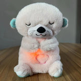 Cute Breathing Snuggly Otter 30cm Toy For Babies