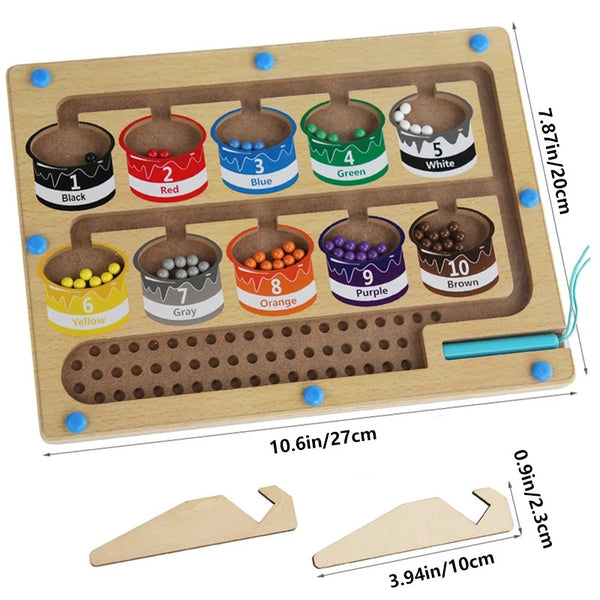 Magnetic Color Classification Maze