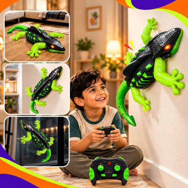 RC Wall Climbing Lizard Toy
