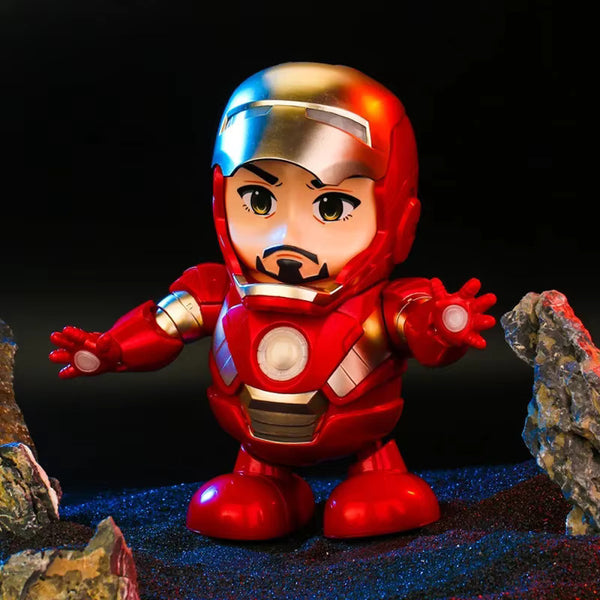 Lightning & Musical Dancing Iron Man Toy