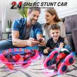 Rechargeable Double Sided Spin RC Stunt Car