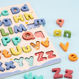 Preschool Learning Wooden Alphabet Puzzle