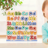 Preschool Learning Wooden Alphabet Puzzle