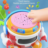 Kids robot musical drum toy