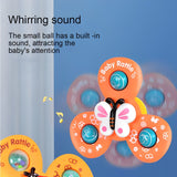 3 Pcs Baby Rattle Spinning Sensory Toy