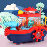 Lighting & Musical Gear Boat Toy For Kids