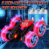 Rechargeable Double Sided Spin RC Stunt Car