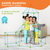 Fort Building Tent House Kit For Kids (76 Pcs)