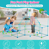 Fort Building Tent House Kit For Kids (76 Pcs)