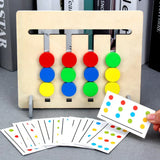 Montessori Wooden Puzzle Slide Game