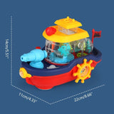 Lighting & Musical Gear Boat Toy For Kids