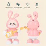 Lightning & Musical Cute Dancing Guitar Bunny