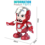 Lightning & Musical Dancing Iron Man Toy