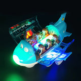 Lightning & Musical 360 Rotating Gear Airplane