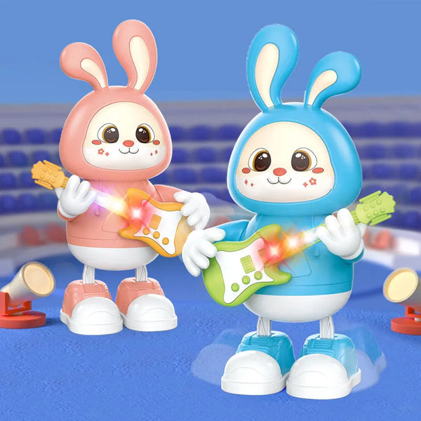 Interactive Musical Rabbit Toy With Guitar