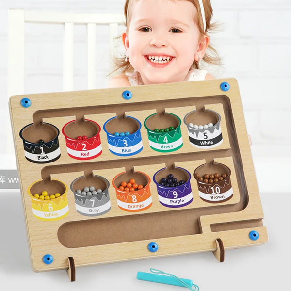 Kids Magnetic Color Counting Board