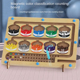 Kids Magnetic Color Counting Board